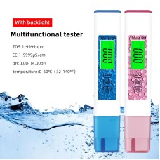 Digital TDS, EC & pH Tester Compact Water Quality Meter for Purity and Safety