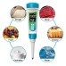 Digital pH Meter with ATC, 0-14 Range Food pH Tester for Cheese, Meat, and Fruit