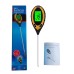 4 In 1 pH Moisture Soil Meter LCD Temperature Sunlight for Garden Farm Greenhouse Soil Fertility Tester