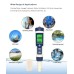 5 in 1 TDS/EC/PH/Salinity/Temperature Meter Digital Water Quality Monitor Tester