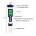 5 in 1 TDS/EC/PH/Salinity/Temperature Meter Digital Water Quality Monitor Tester