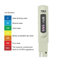 TDS Meter TDS-3 Meter with Temperature Meter TDS PPM Tester for Testing Water Purity Digital TDS Meter for Aquarium
